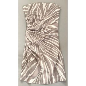 New Gucci zebra silk dress